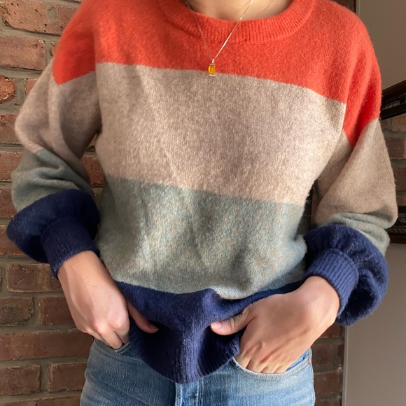 Madewell Sweaters - Madewell Puffy Sleeve Sweater